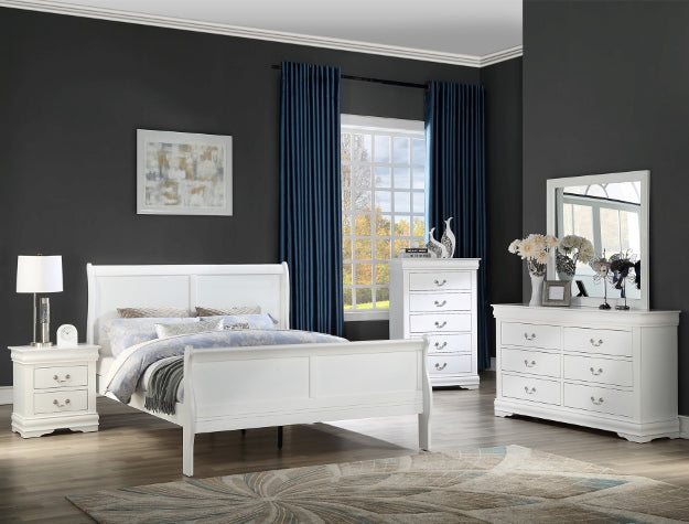 B3650 LOUIS PHILIP WHITE BEDROOM GROUP B3650 LOUIS PHILIP WHITE BEDROOM GROUP