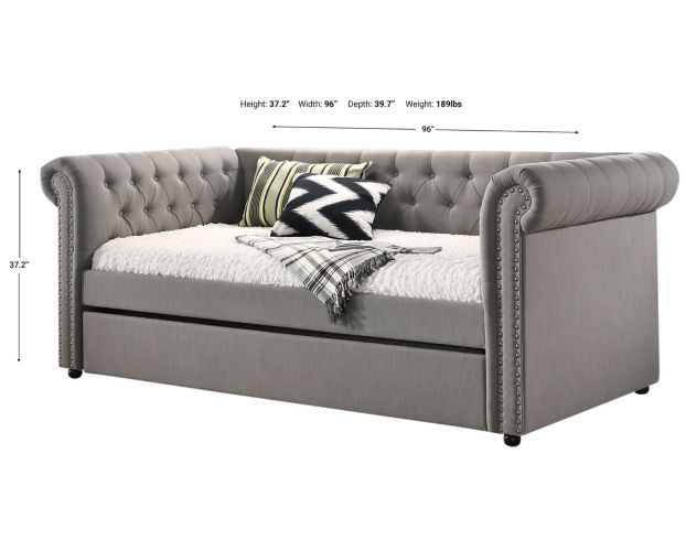 Ellie Dove Gray 5332 Daybed  With Trundle
