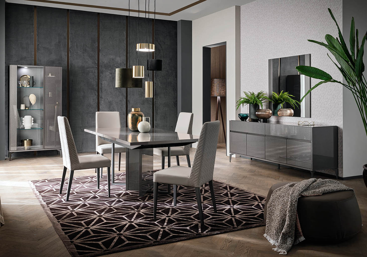 Alf Italia Graphite Dining Furniture Sets Unique Home Furniture