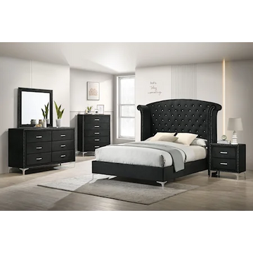 B9265 LUCINDA BEDROOM GROUP BLACK
