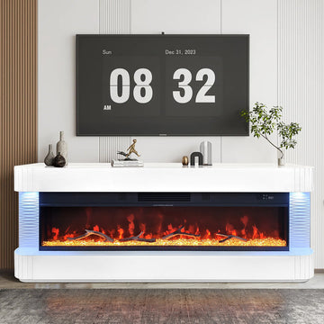 A-F13 Lush (White) tv stand