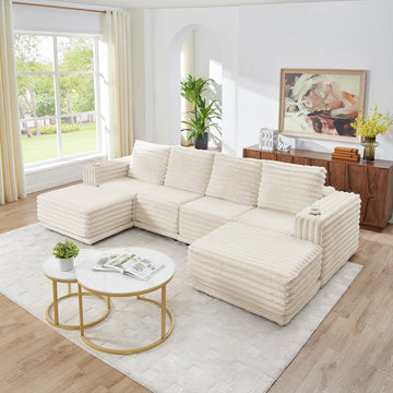 S101 Nuve (Cream) sectional