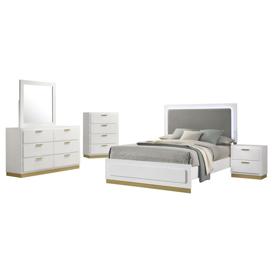 Caraway King Bedroom Set White