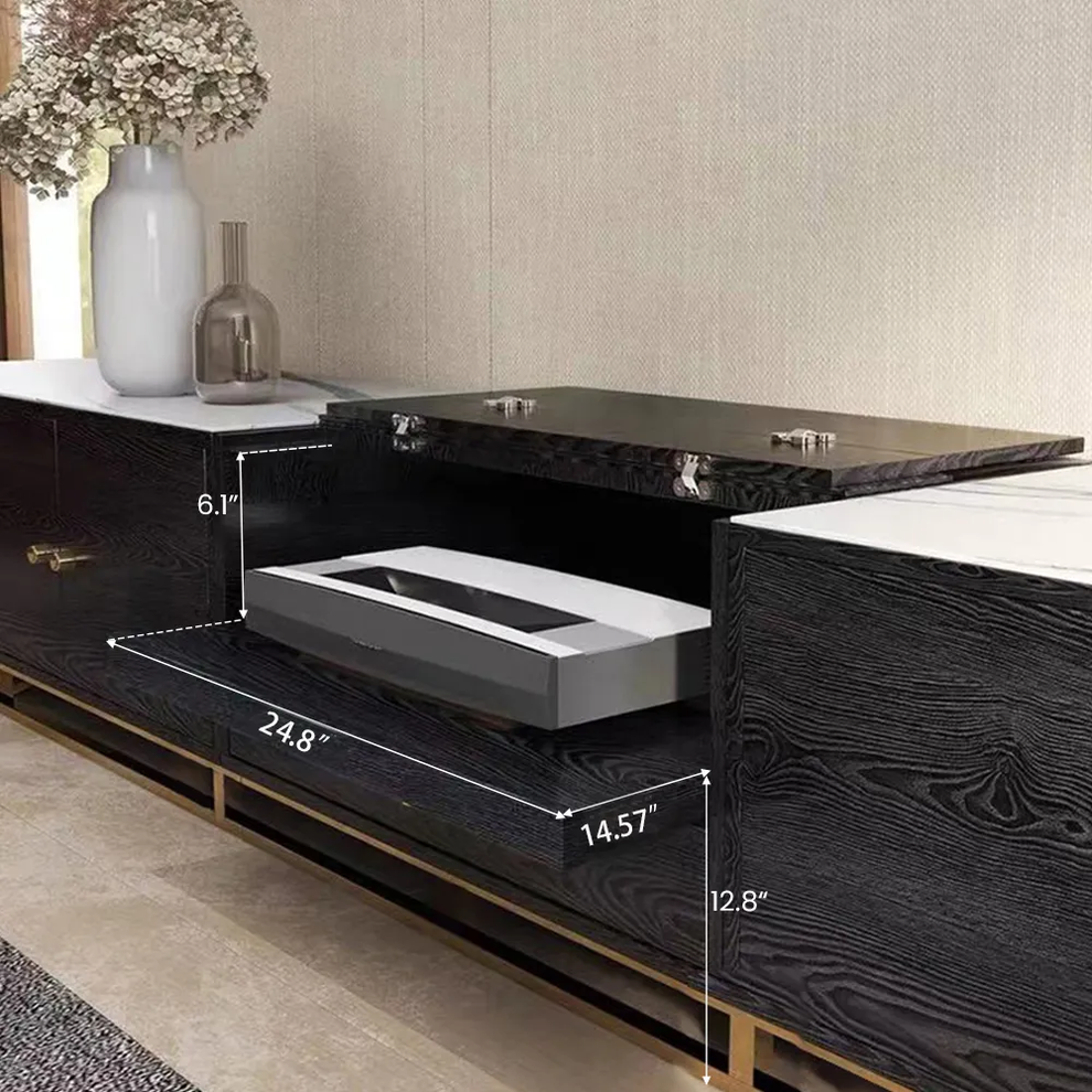 83" Sheri Black TV Stand