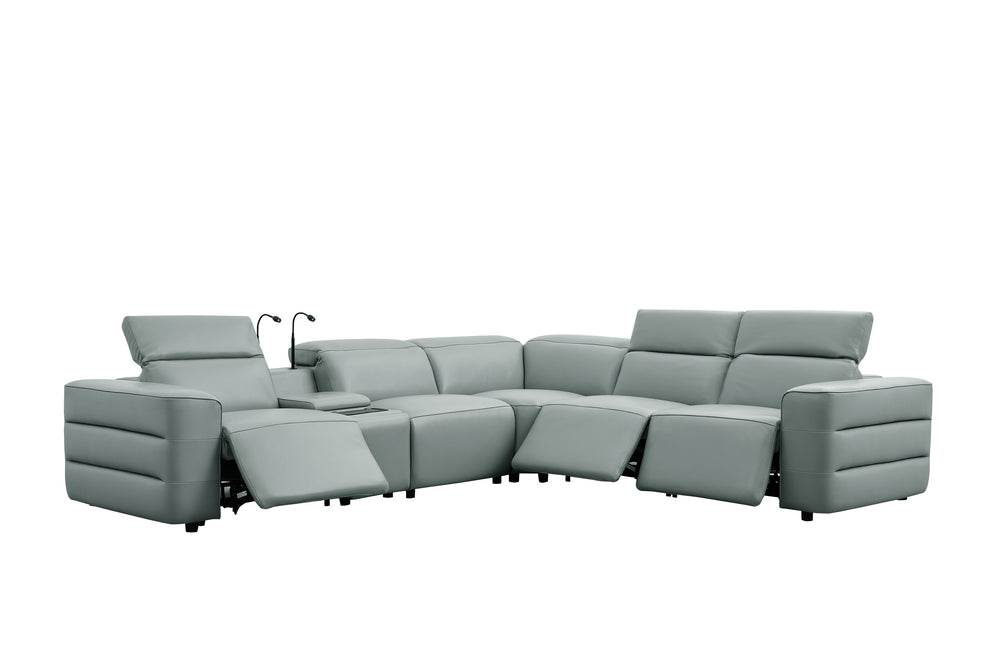 MI-2520 Holly (Grey) 6pcs power reclining sectional