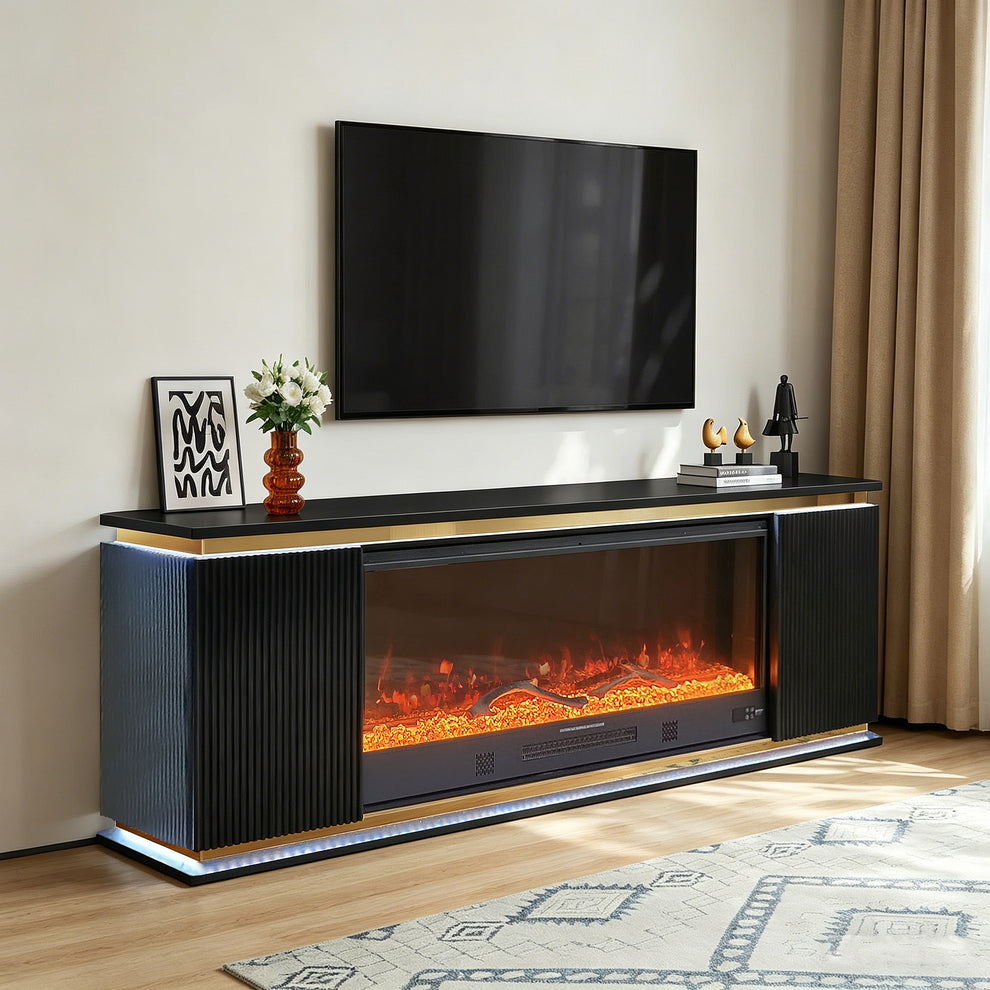 A-F15 Riva (Black) tv stand