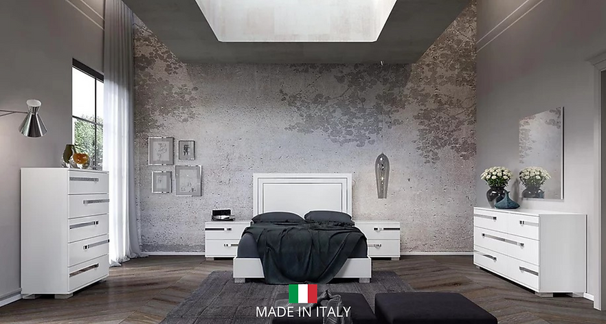 Volare Croco Italian Bedroom Collection