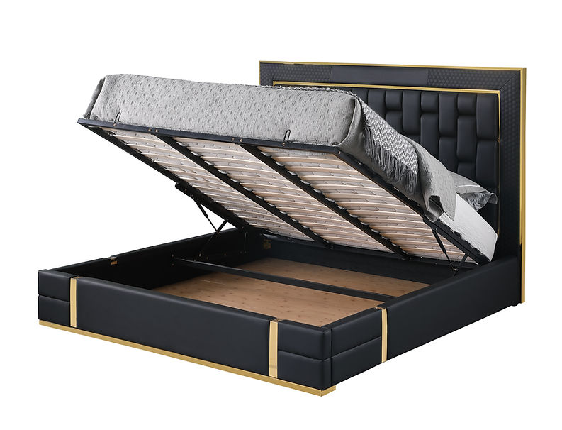 B700 Marbella storage bed (Black)