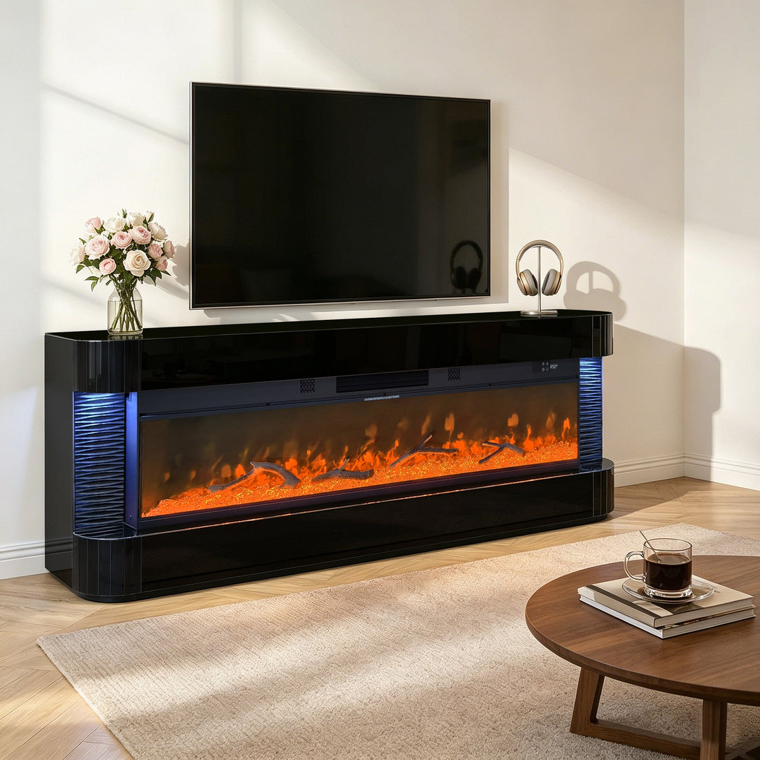 A-F13 Lush (Black) tv stand