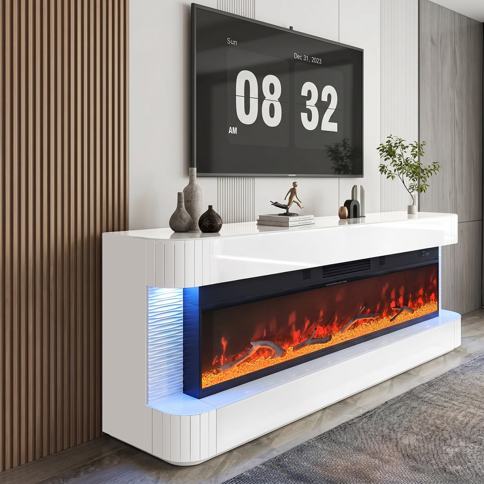A-F13 Lush (White) tv stand