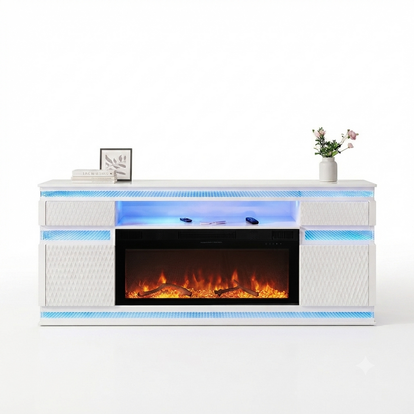 A-W036 (White) tv stand