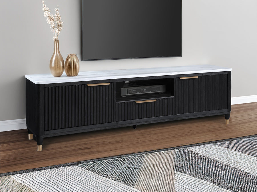 B1400-9 KARA TV STAND BLACK