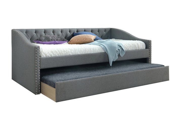 Loretta 5325 Grey Twin Daybed With Trundle