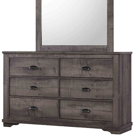 B8100 CORALEE BEDROOM GROUP GREY
