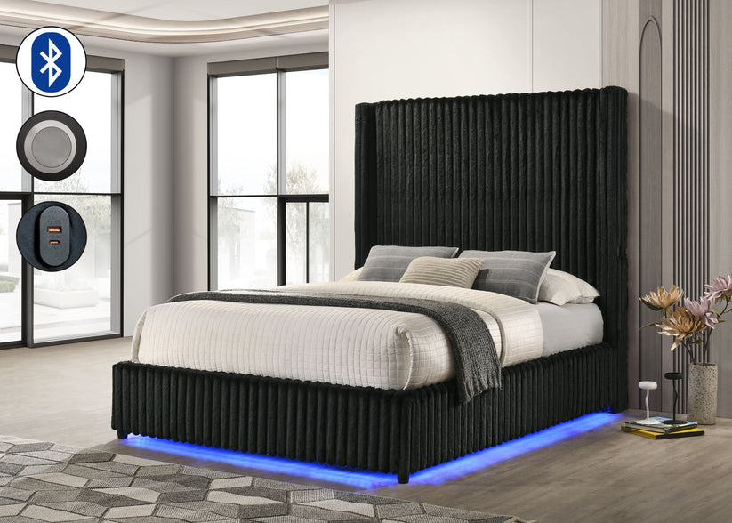 B3001 Melinda (Black) bedroom set