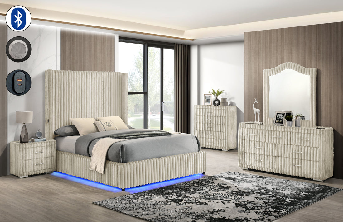 B3001 Melinda (Cream) bedroom set