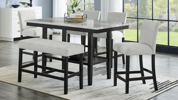 D186 Marbelle (Counter Height) dining set