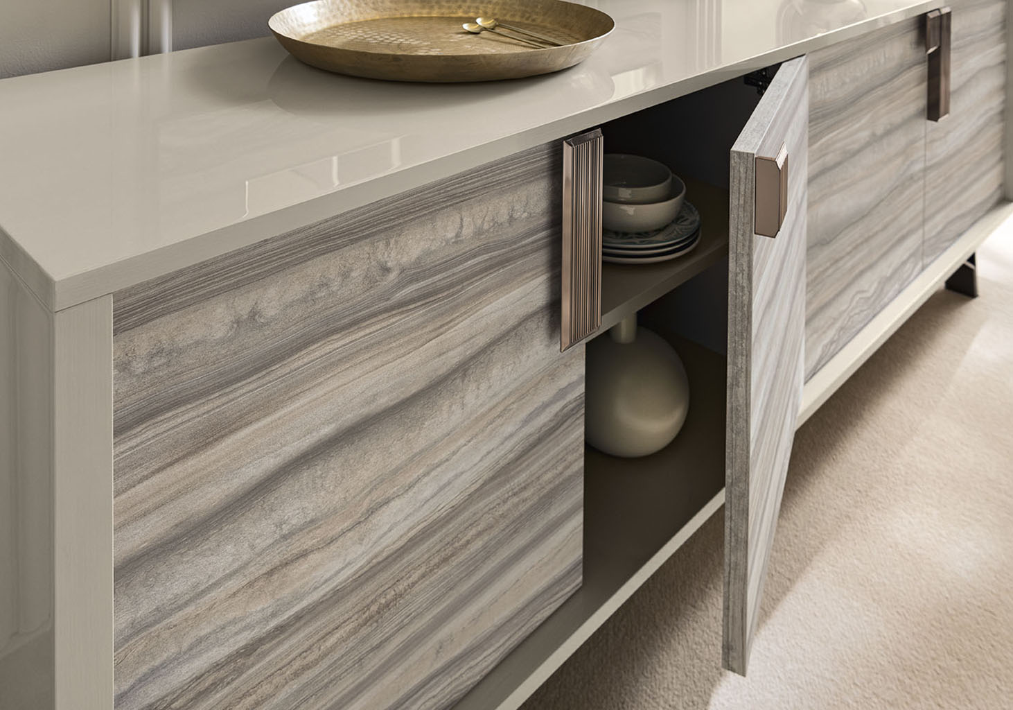 Alf Italia Jupiter Dining Room Set - Unique Home Furniture