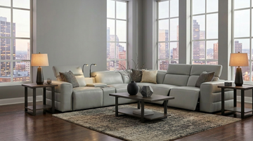 MI-2520 Holly (Grey) 6pcs power reclining sectional
