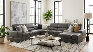 MI-5107 Nella (Dark Grey) 4pcs sectional