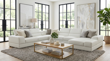MI-5107 Nella (White) 4pcs sectional
