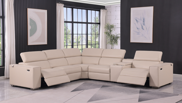 MI-631-6Pcs Picasso beige power sectional