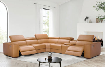 MI-633 Picasso II 6pcs Caramel (2 Power recliners)