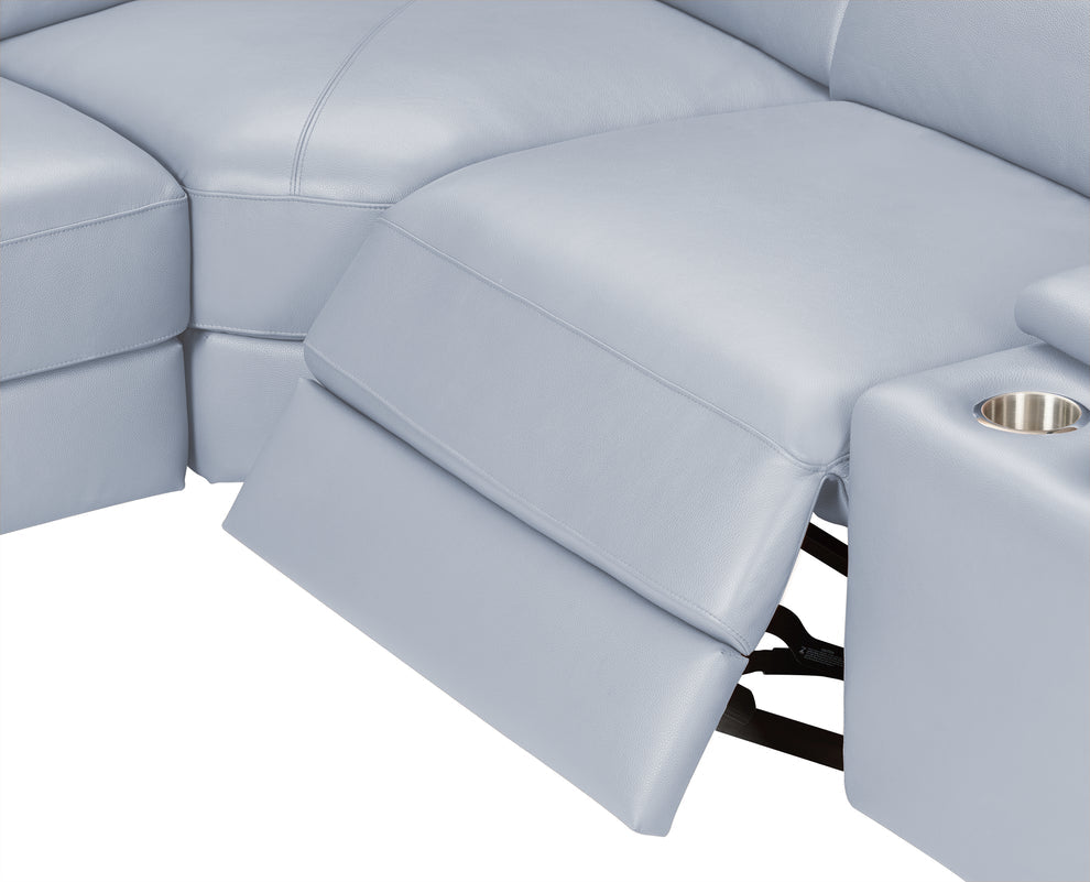 MI-633 Picasso II 7pcs Lt. Blue (3 Power) recliner