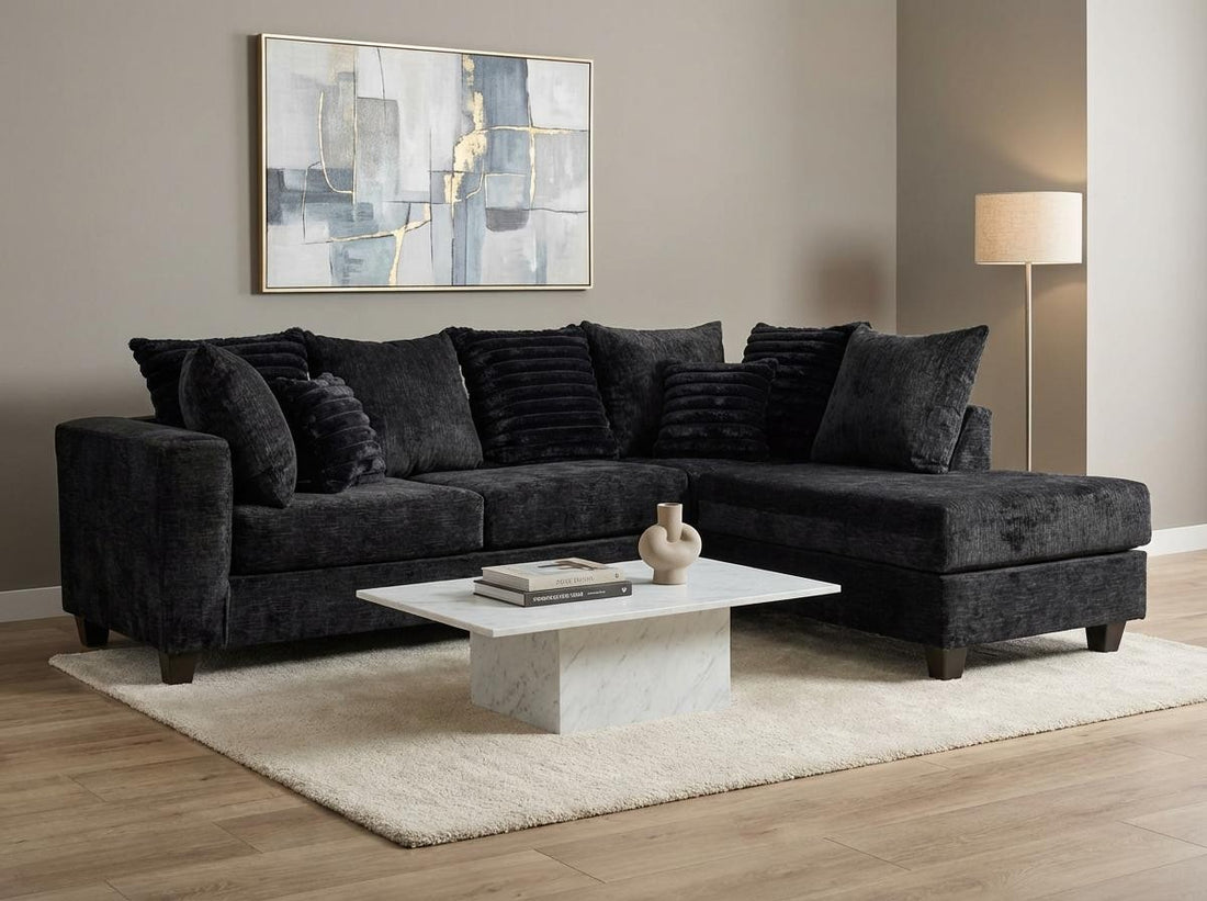 S8670 Nori (Black) sofa bed sectional
