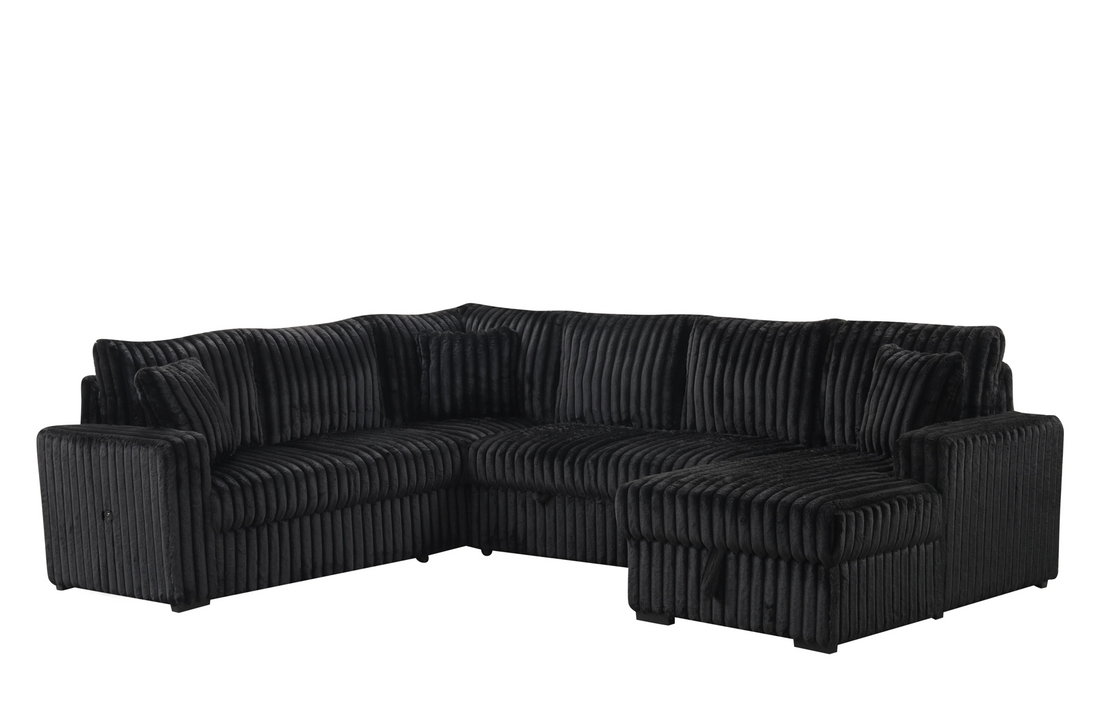 S3675 Raha II (Black) sectional