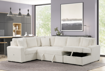S3675 Raha II (White) sectional