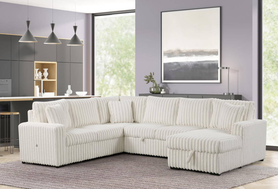 S3675 Raha II (White) sectional