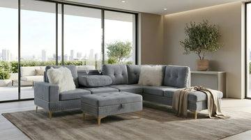 S133 Joy II (Grey) sectional