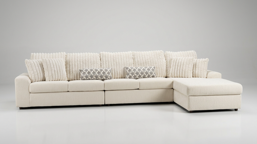 S1801 Brady Sectional 3pcs (Beige)