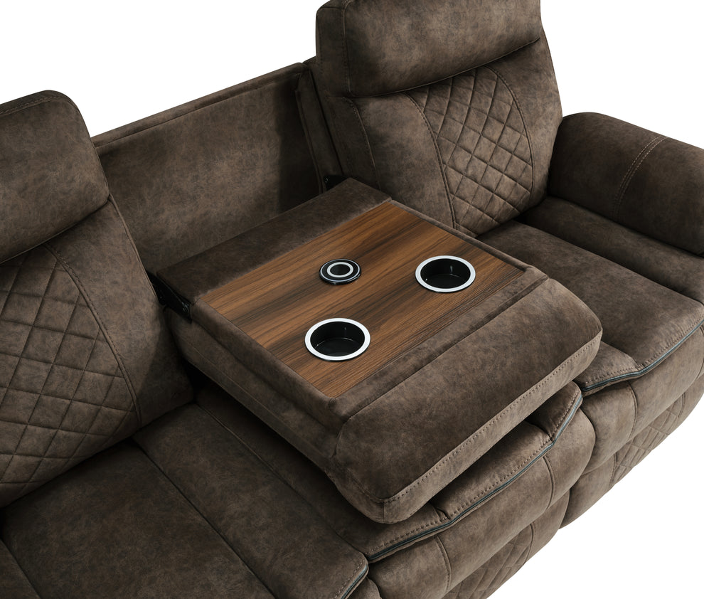 S3037 Liz (Brown) reclining set