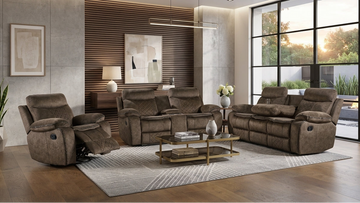 S3037 Liz (Brown) reclining set