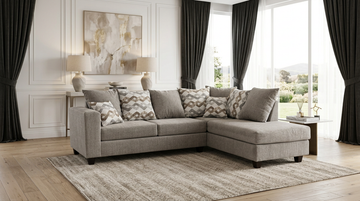 S327 Peppa (Stone) sectional