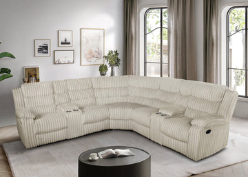 S3672 Calantha (Cream) reclining sectional