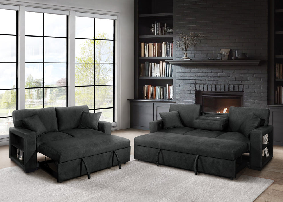 S3690 Bexley (Black) sofa loveseat