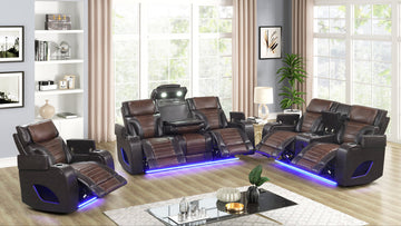 S4200 Robin (Brown) reclining set