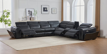 S681 Divani Power (Black) sectional