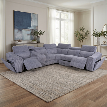 S7033 Yash (Grey) reclinnig sectional