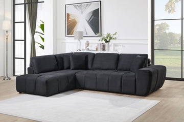 S863 Uptown (Black) sectional