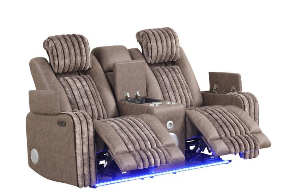 S4225 Lita (Brown) power reclining set