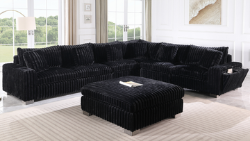 S329 Snuggle Station (Black) sectional