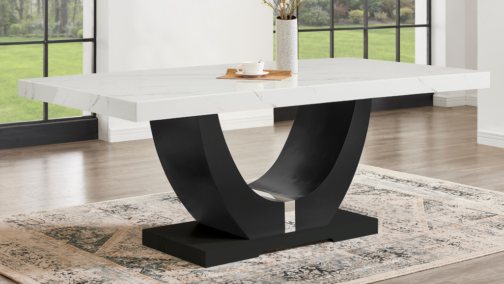 D180 Larry (Black) dining set