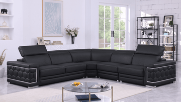 MI-1255 Favo (Black) sectional
