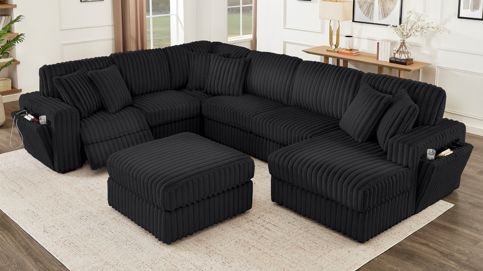 S3663 Rana (Black) sectional