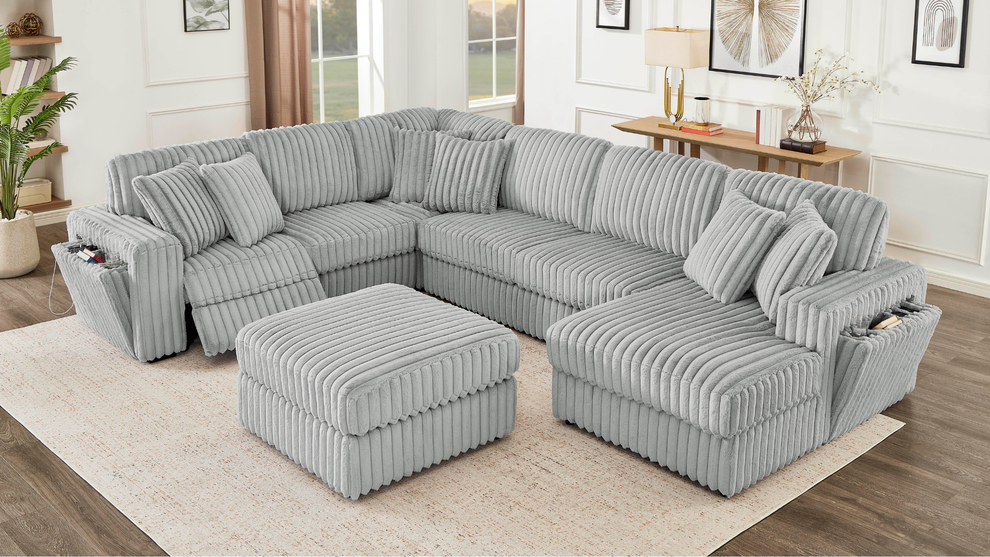 S3663 Rana (Grey) sectional