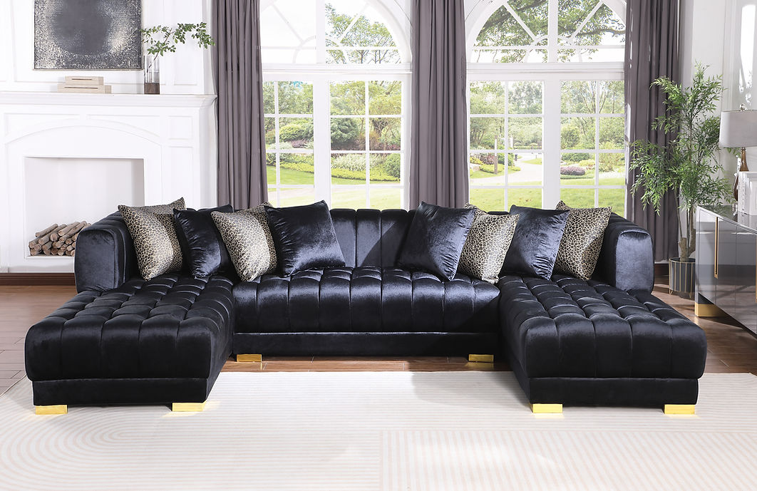 S8155 Dasha (Black) sectional